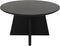HSM Collection-Ronde Salontafel Kruispoot-80x80x45-Zwart-Mango