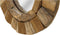 HSM Collection-Ronde Spiegel-40X40X4-Naturel-Teak