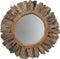 HSM Collection-Ronde Spiegel Sun-108x5x108-Naturel-Teak