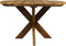 HSM Collection-Ronde Tuintafel Kruispoot-ø125x75-Naturel-Teak
