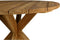 HSM Collection-Ronde Tuintafel Kruispoot-ø125x75-Naturel-Teak