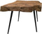 HSM Collection Salontafel 80x50x43cm Naturel Teak/Metaal