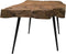 HSM Collection Salontafel 80x50x53cm Naturel Teak/Metaal