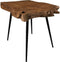 HSM Collection Salontafel 80x50x53cm Naturel Teak/Metaal