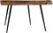 HSM Collection Salontafel 80x50x53cm Naturel Teak/Metaal