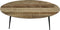 HSM Collection Salontafel Bern Ovaal 130cm Naturel/Zwart Mangohout/Metaal