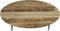 HSM Collection Salontafel Bern Ovaal 130cm Naturel/Zwart Mangohout/Metaal