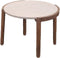 HSM Collection-Salontafel Coffees-80x80x35-Naturel/Creme-Teak/Cement