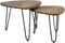 HSM Collection Salontafel Dexter - ø60 cm - mangohout/ijzer - set van 2