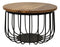 HSM Collection Salontafel Maden - ø60 cm - mangohout/ijzer - s/2