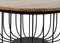 HSM Collection Salontafel Maden - ø60 cm - mangohout/ijzer - s/2