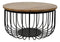 HSM Collection Salontafel Maden - ø60 cm - mangohout/ijzer - s/2