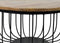 HSM Collection Salontafel Maden - ø60 cm - mangohout/ijzer - s/2