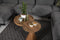 HSM Collection Salontafel met hairpin poten - ø60 cm - naturel wax