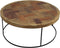 HSM Collection Salontafel mozaiek - ø80 cm - teak/ijzer