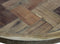 HSM Collection Salontafel mozaiek - ø80 cm - teak/ijzer