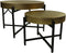 HSM Collection Salontafel Ø50cm Goud/Zwart Metaal