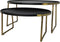 HSM Collection Salontafel Paulson - mangohout/antique gold - set van 2