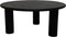 HSM Collection Salontafel Pillar Mango Zwart Ø80cm