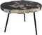 HSM Collection Salontafel rond - ø64x56x46 - Naturel/zwart - Natuursteen/metaal