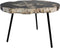 HSM Collection Salontafel rond - ø64x56x46 - Naturel/zwart - Natuursteen/metaal