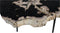 HSM Collection Salontafel rond - ø64x56x46 - Naturel/zwart - Natuursteen/metaal