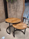 HSM Collection Salontafel Ronin - ø60 cm - mangohout/ijzer - s/2