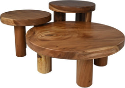 HSM Collection Salontafel Suar Bruin Ø80x32