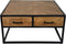 HSM Collection - Salontafel Verona - naturel/zwart - Mangohout/metaal