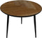 HSM Collection Salontafel Visgraat 60cm Naturel/Zwart Eiken/Metaal