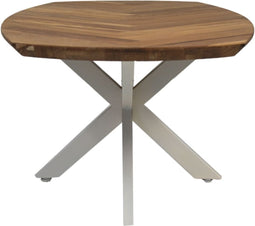 HSM Collection Salontafel Visgraat Deens Ovaal Eikenhout 120cm