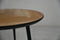 HSM Collection Salontafel Visgraat Ø60/Ø45 Naturel/Zwart Eiken/Metaal Set van 2