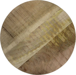 HSM Collection-Salontafelblad Bern Rond-ø45x2,5-Naturel-Mango