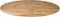 HSM Collection - Salontafelblad ovaal Swiss Edge - Naturel - Acaciahout 120*70*3,8