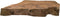HSM Collection-Salontafelblad Root-80x50x8-Bruin-Teak