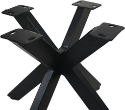 HSM Collection-SalonTafelonderstel Spider-55x55x48-Zwart-Metaal