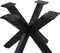 HSM Collection-SalonTafelonderstel Spider-55x55x48-Zwart-Metaal