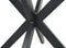 HSM Collection-SalonTafelonderstel Spider-55x55x48-Zwart-Metaal