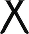 HSM Collection-SalonTafelonderstel Spider-55x55x48-Zwart-Metaal