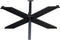 HSM Collection-Salontafelonderstel Spider-90*60*40 (80x40mm)-Zwart-Metaal
