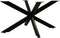 HSM Collection-SalonTafelonderstel Spider Oakland-80x50x40 (50x25mm)-Zwart-Metaal