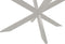 HSM Collection-SalonTafelonderstel Spider Oakland-80x50x40 (50x25mm)-Wit-Metaal