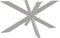 HSM Collection-SalonTafelonderstel Spider Oakland-80x50x40 (50x25mm)-Wit-Metaal