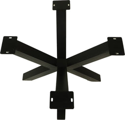 HSM Collection-SalonTafelonderstel Spider Oakland-80x80x68 (75x75mm)-Zwart-Metaal