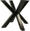 HSM Collection-SalonTafelonderstel Spider Oakland-80x80x68 (75x75mm)-Zwart-Metaal
