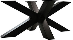 HSM Collection-SalonTafelonderstel Spider Oakland-90x60x40 (75x75mm)-Zwart-Metaal