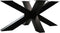 HSM Collection-SalonTafelonderstel Spider Oakland-90x60x40 (75x75mm)-Zwart-Metaal