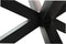 HSM Collection-SalonTafelonderstel Spider Oakland-90x60x40 (75x75mm)-Zwart-Metaal