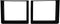 HSM Collection-Salontafelpoot Model U S/2-50x10x40-Zwart-Metaal