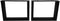 HSM Collection-Salontafelpoot Model U S/2-50x10x40-Zwart-Metaal